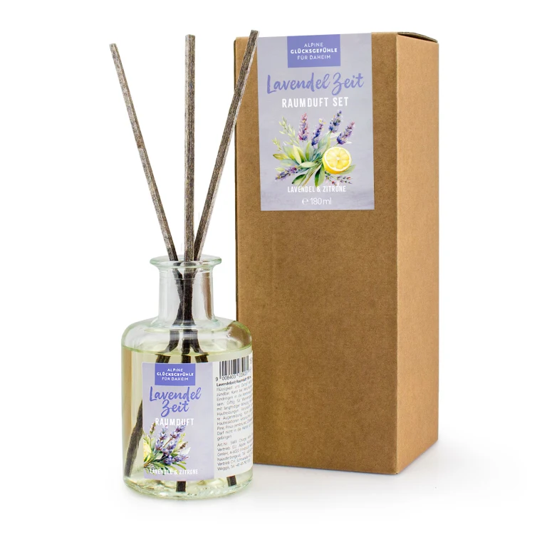 Lavendelzeit Raumduft Set - Lavendel-Zitrone