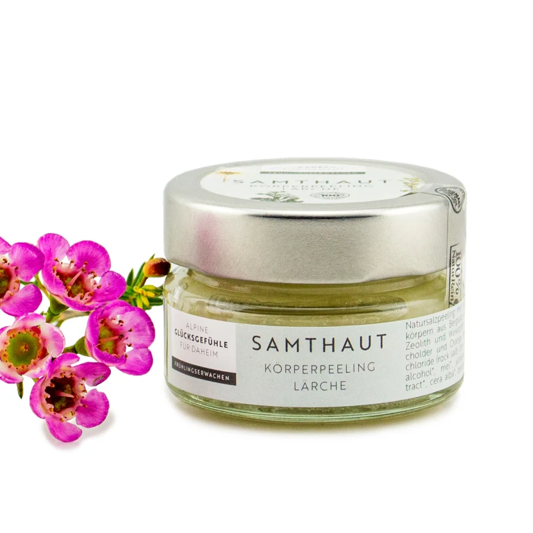 Samthaut Körperpeeling
