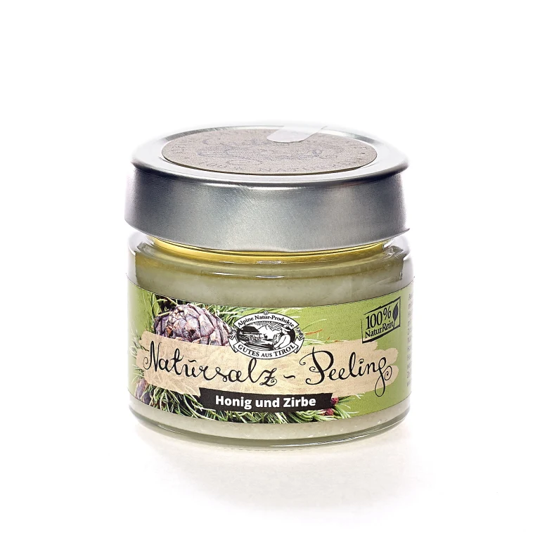 Natursalzpeeling Zirbe & Honig