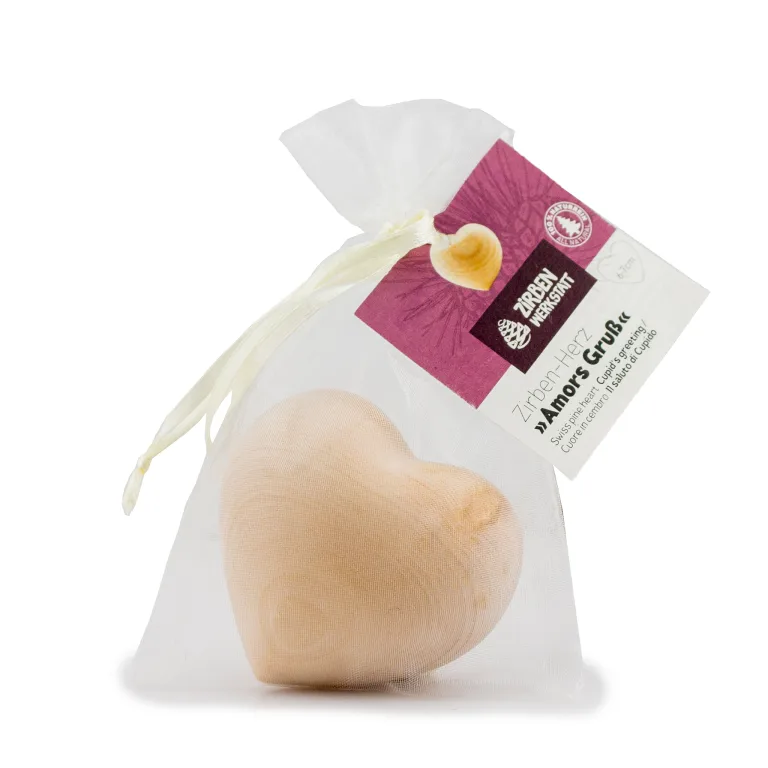 Zirbenherz Amor's Gruß